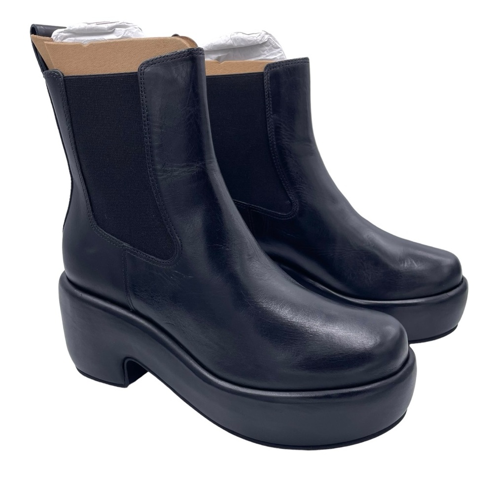 NEW Everlane Black‎ Puffa Chunky Platform Y2K 90s Short Boot in Size 10 - Picture 9 of 16